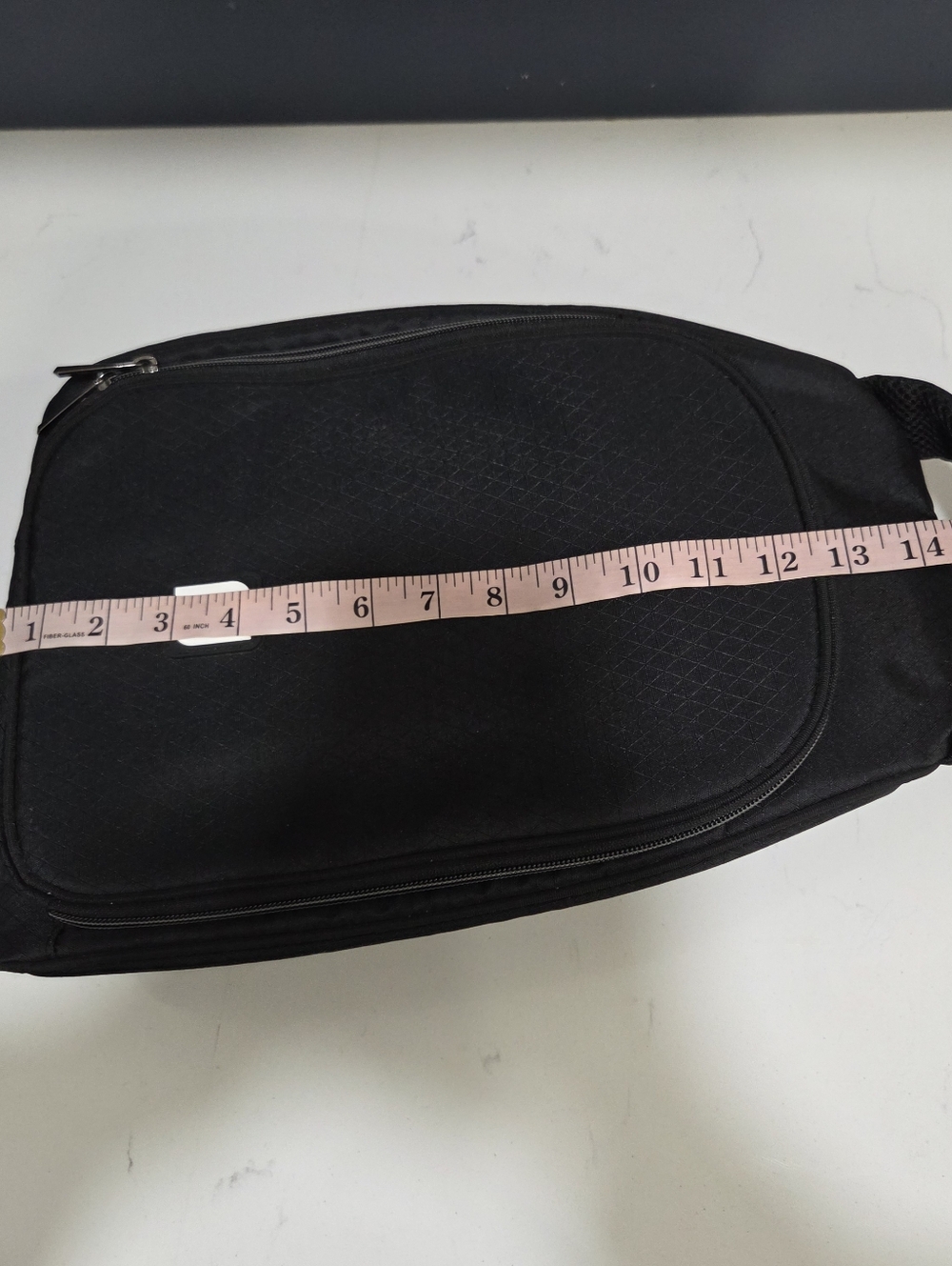 Footjoy Black Travel Golf Shoe Bag Nylon Zip Carry Handle - Picture 7 of 9
